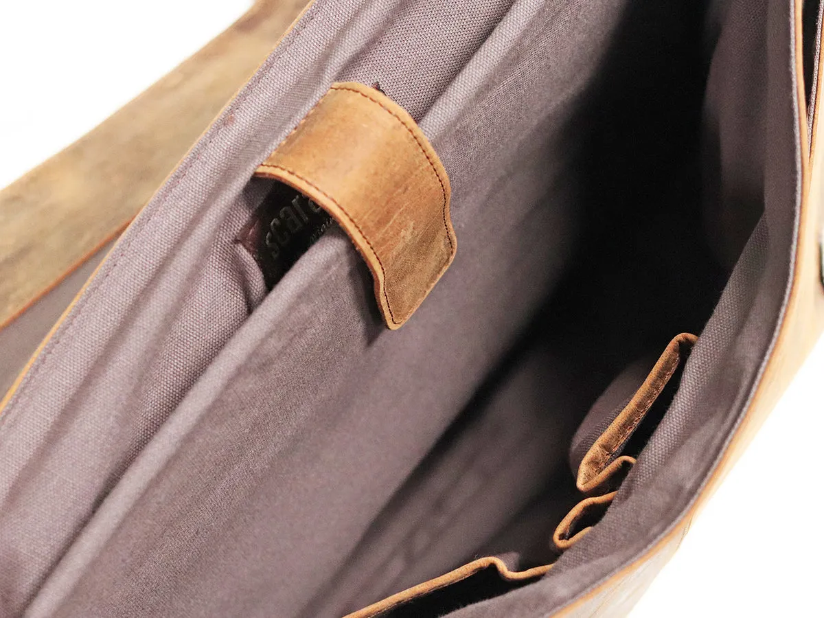 Leather Briefcase for Men - Hamilton
