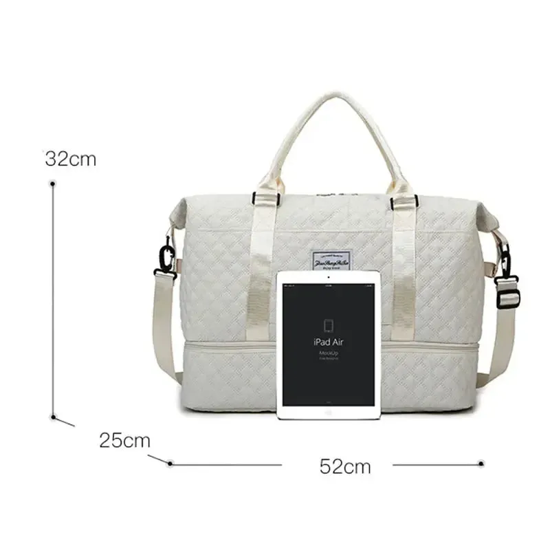 Lightweight Luggage Bag, Large Capacity Travel Duffle Bag Gym Tote Bags, Shoulder Weekender Overnight Bag