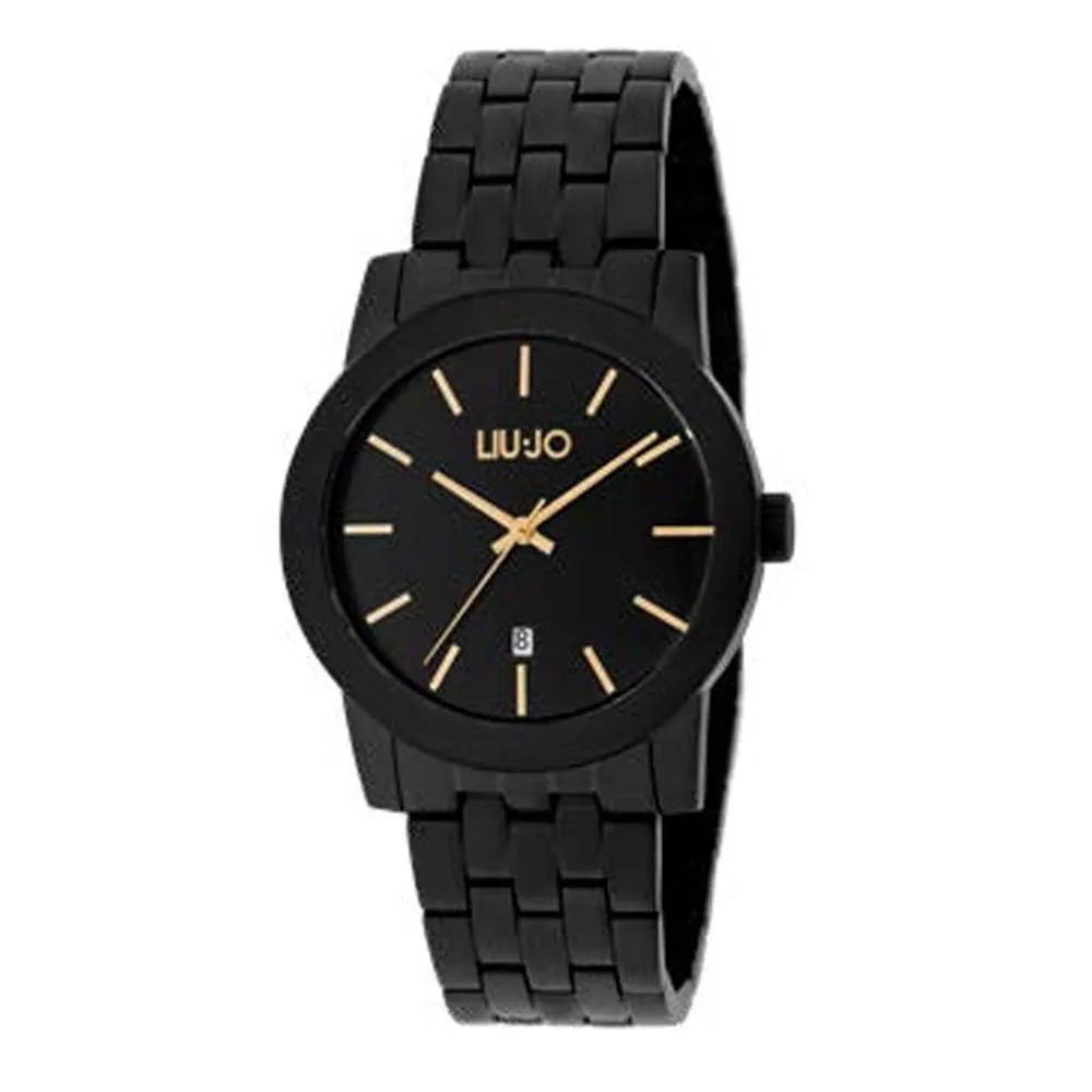 Liu Jo Watch Men's Equal Gold 41mm Quartz Steel Pvd Black Tlj1716m