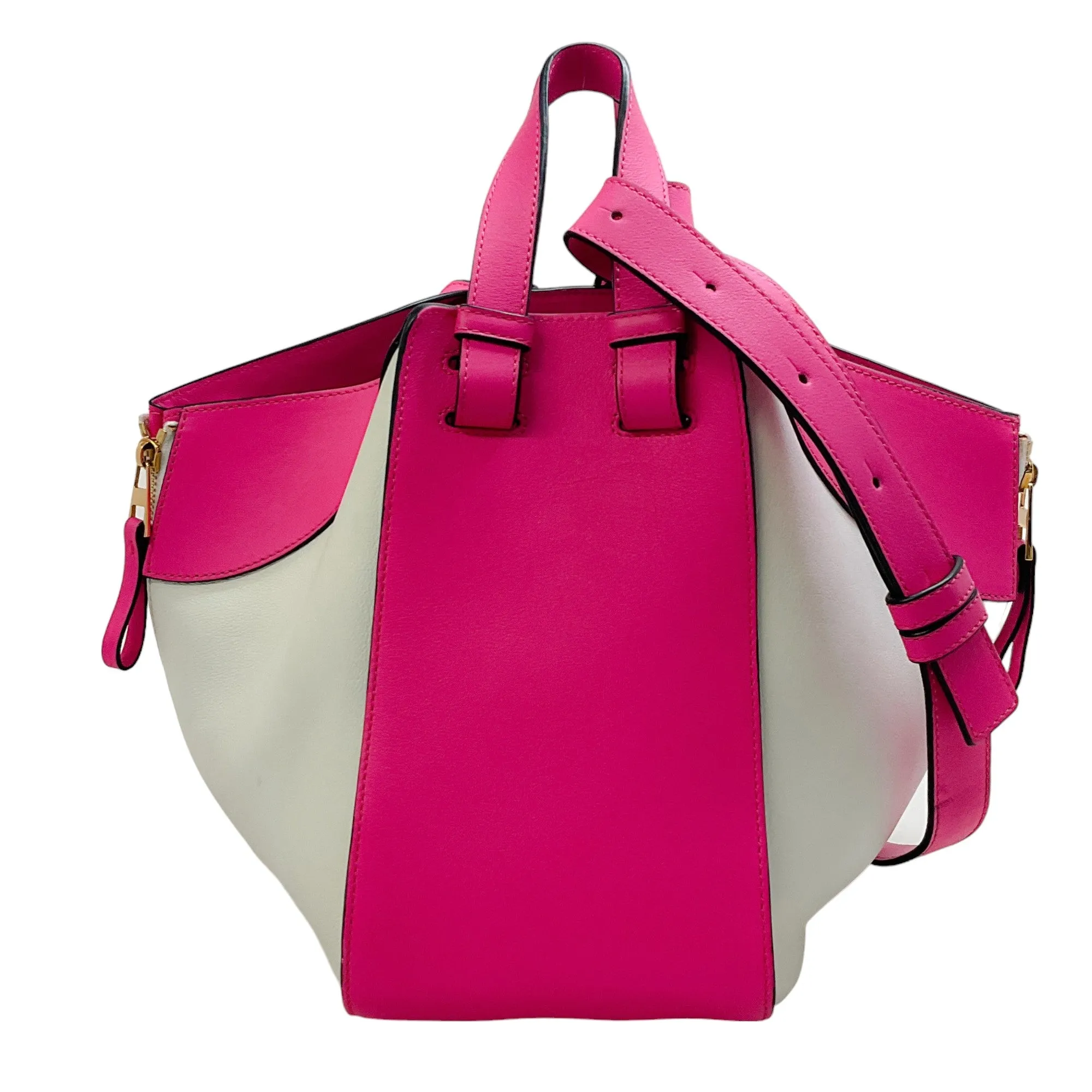 Loewe White / Pink Hammock Bag