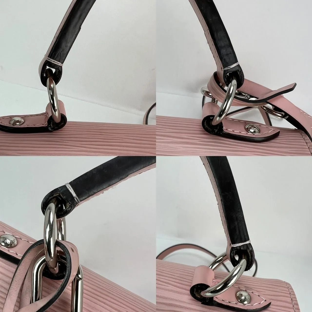 Louis Vuitton Cluny BB Pink Epi Leather Top Handle Shoulder Bag