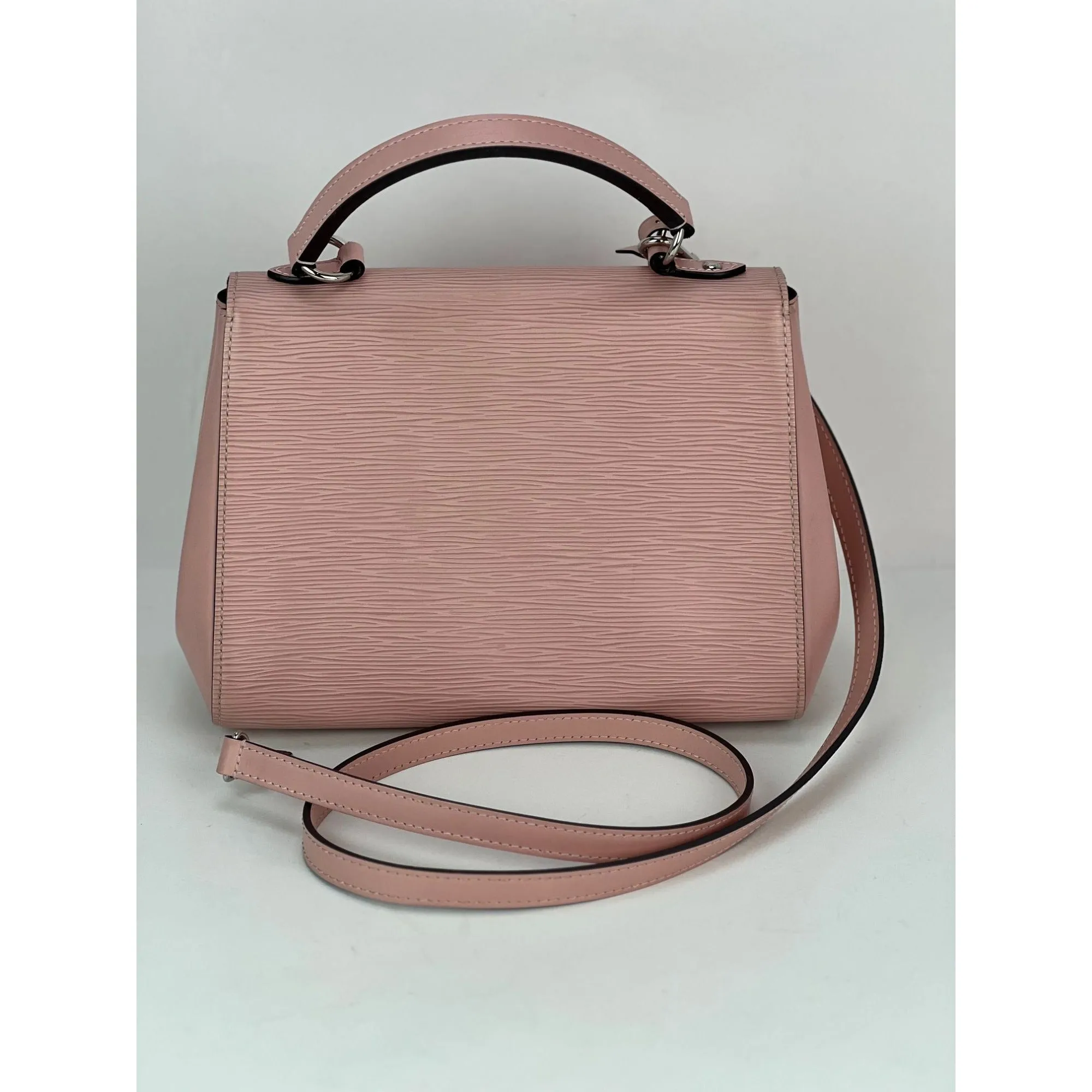 Louis Vuitton Cluny BB Pink Epi Leather Top Handle Shoulder Bag