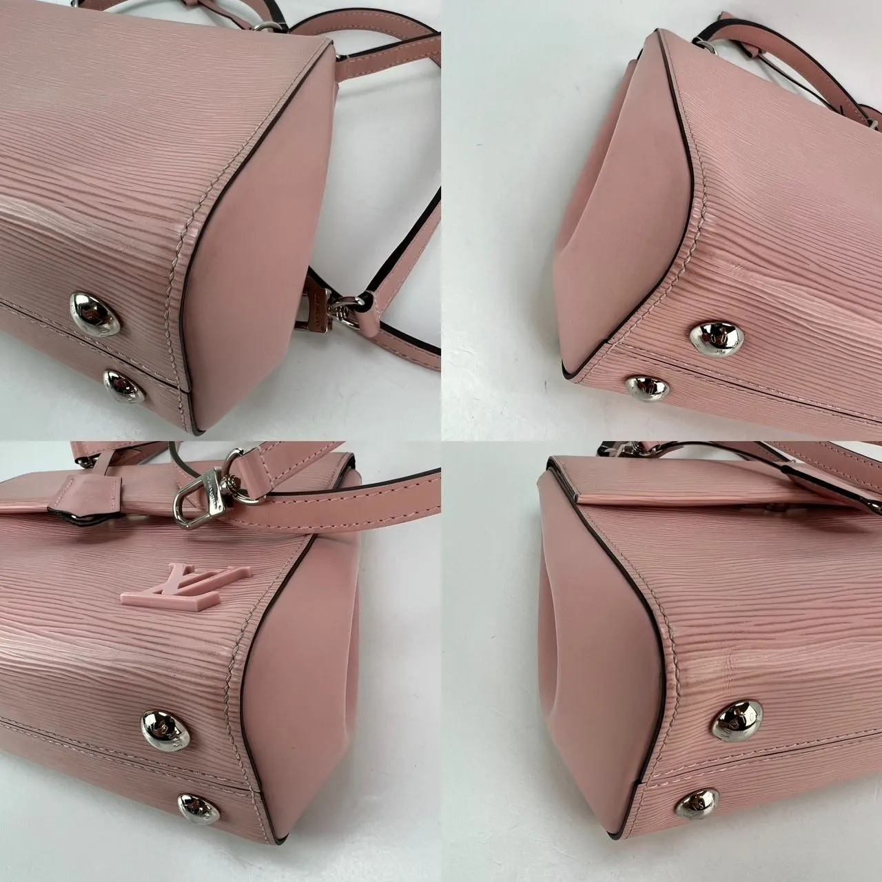 Louis Vuitton Cluny BB Pink Epi Leather Top Handle Shoulder Bag