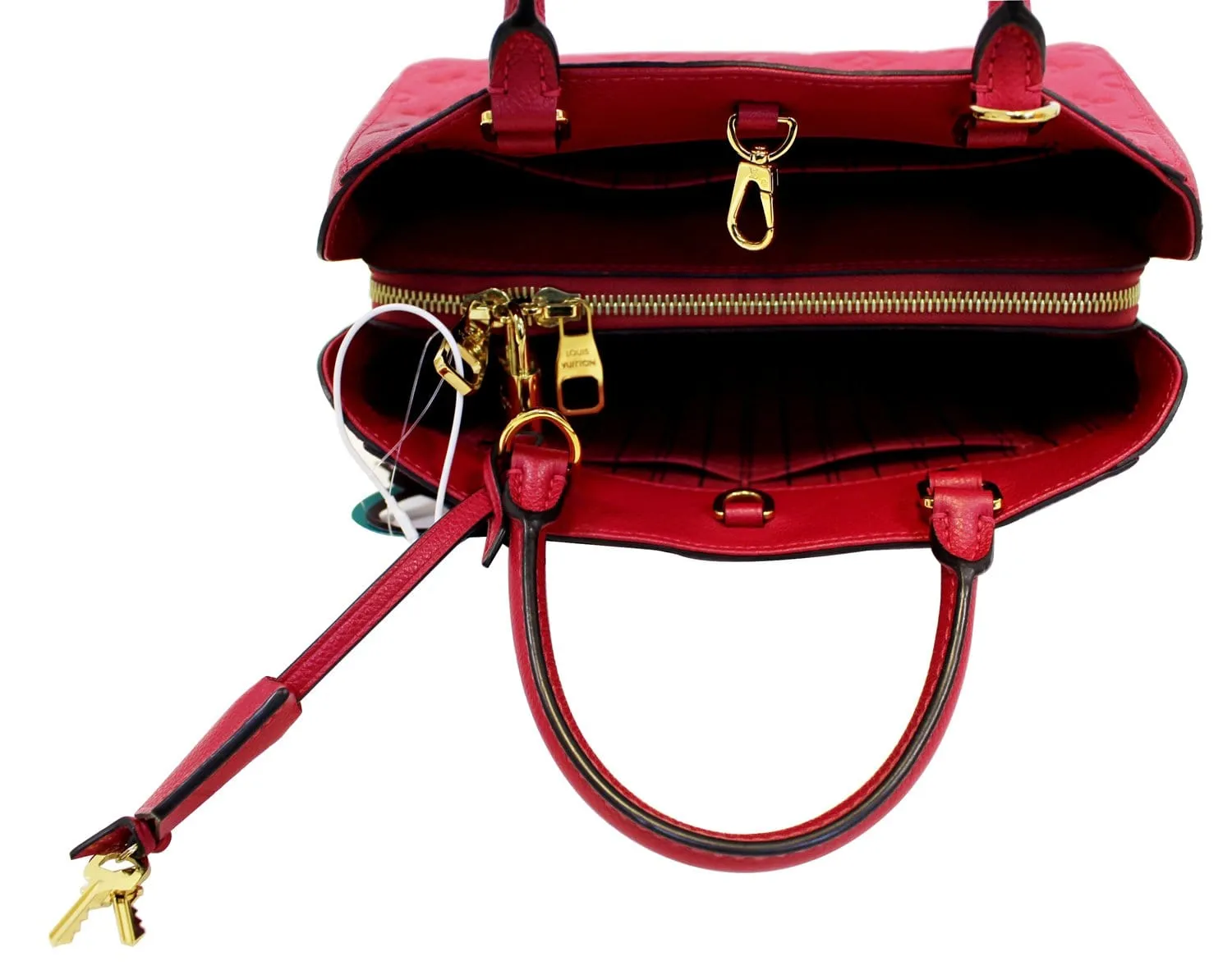 LOUIS VUITTON Dahlia Empreinte Leather Montaigne BB Shoulder Bag