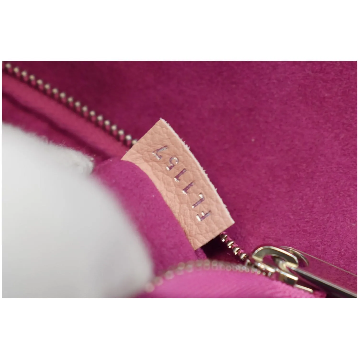 LOUIS VUITTON Lockme Cabas Perforated Leather Shoulder Bag Pink