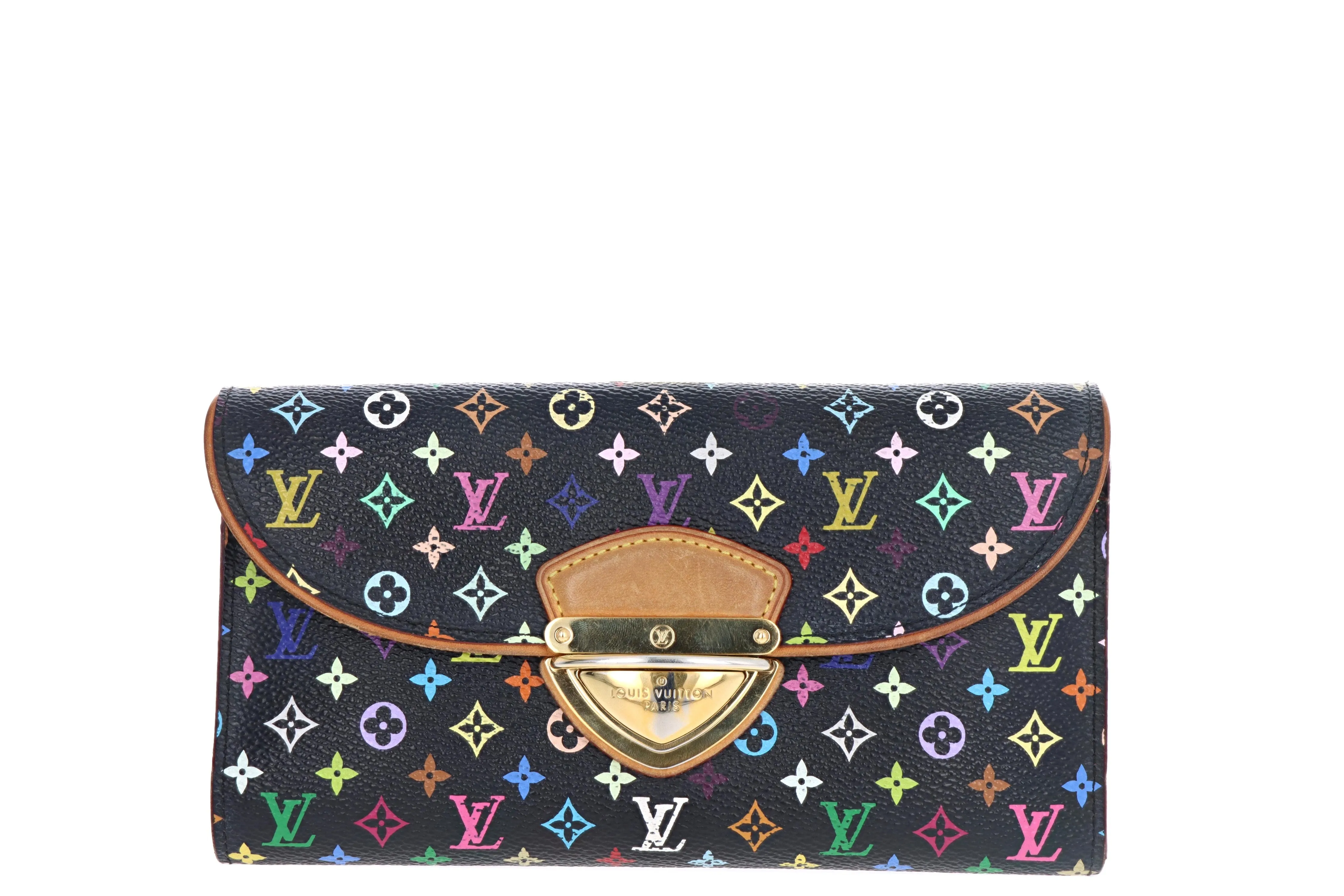 Louis Vuitton Monogram Multicolor Eugenie Wallet Black