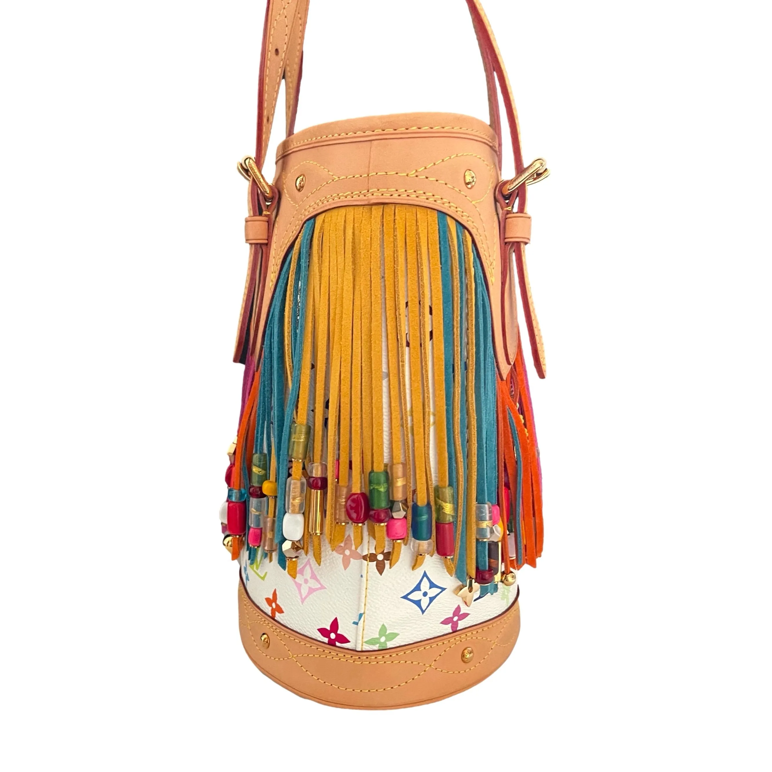 Louis Vuitton Multicolor Fringe Shoulder Bag