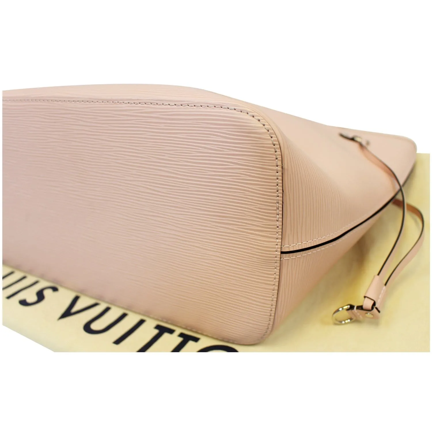 LOUIS VUITTON Neverfull MM Epi Leather Tote Shoulder Bag Pink