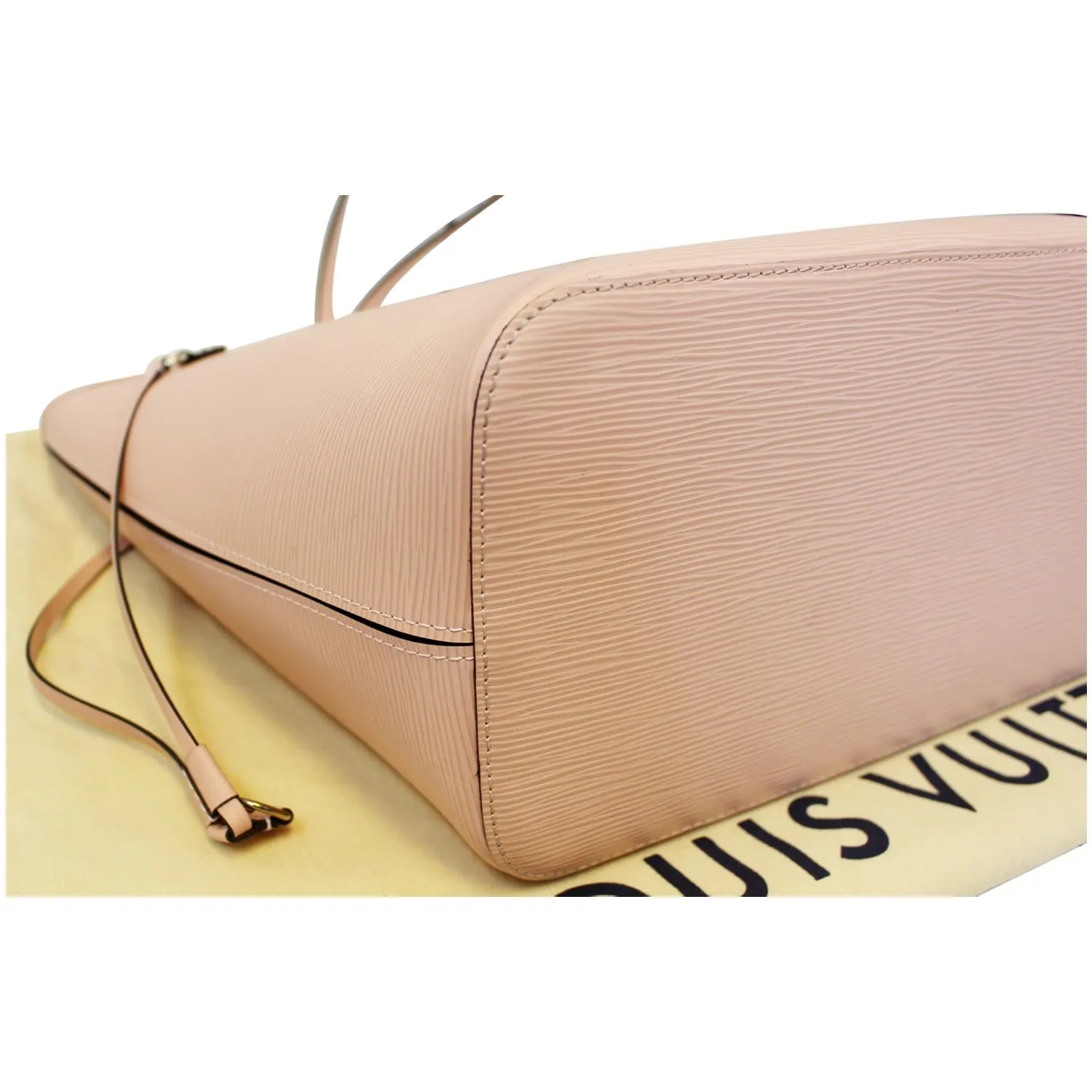 LOUIS VUITTON Neverfull MM Epi Leather Tote Shoulder Bag Pink