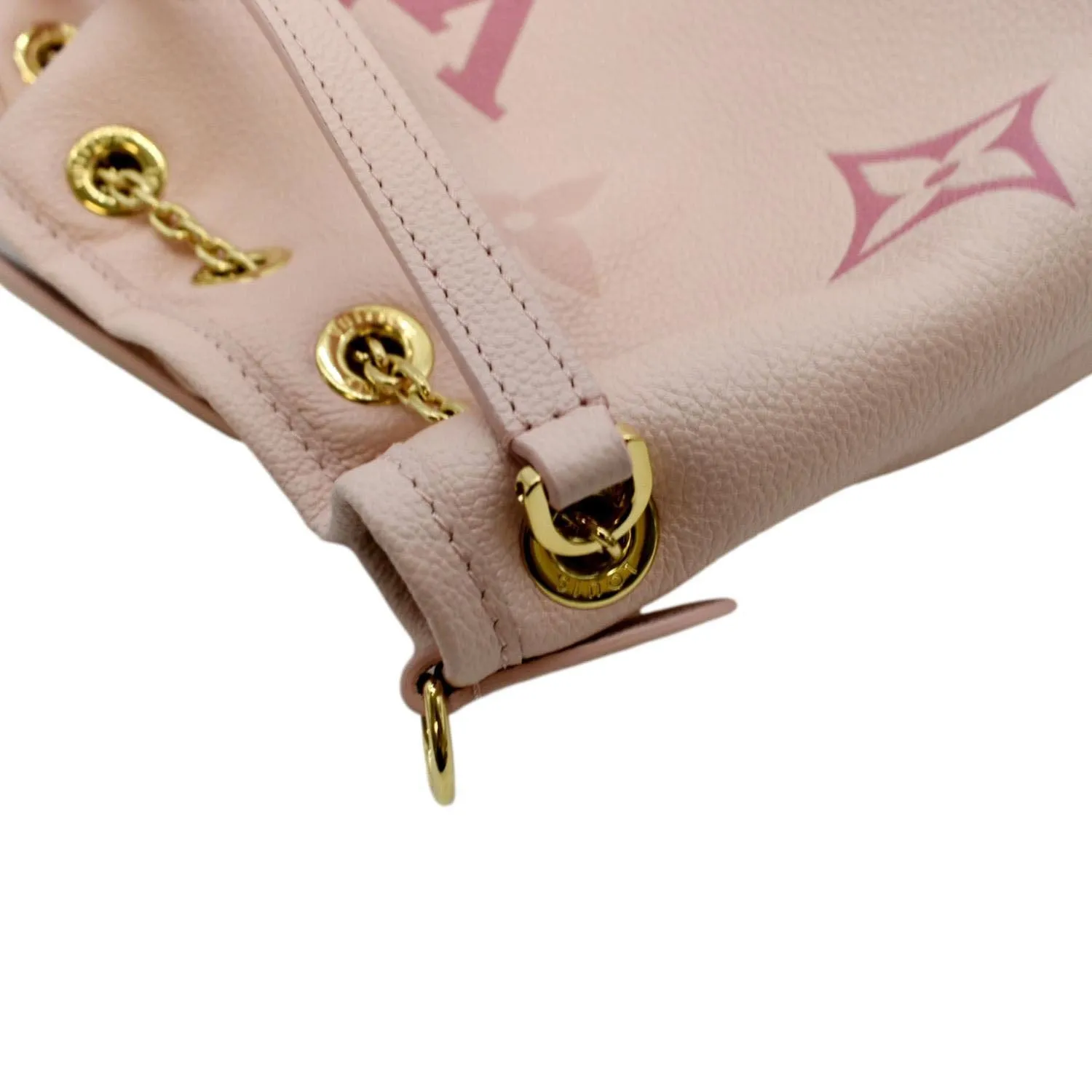 LOUIS VUITTON Summer Bundle Monogram Empreinte Leather Shoulder Bag Rose Pink