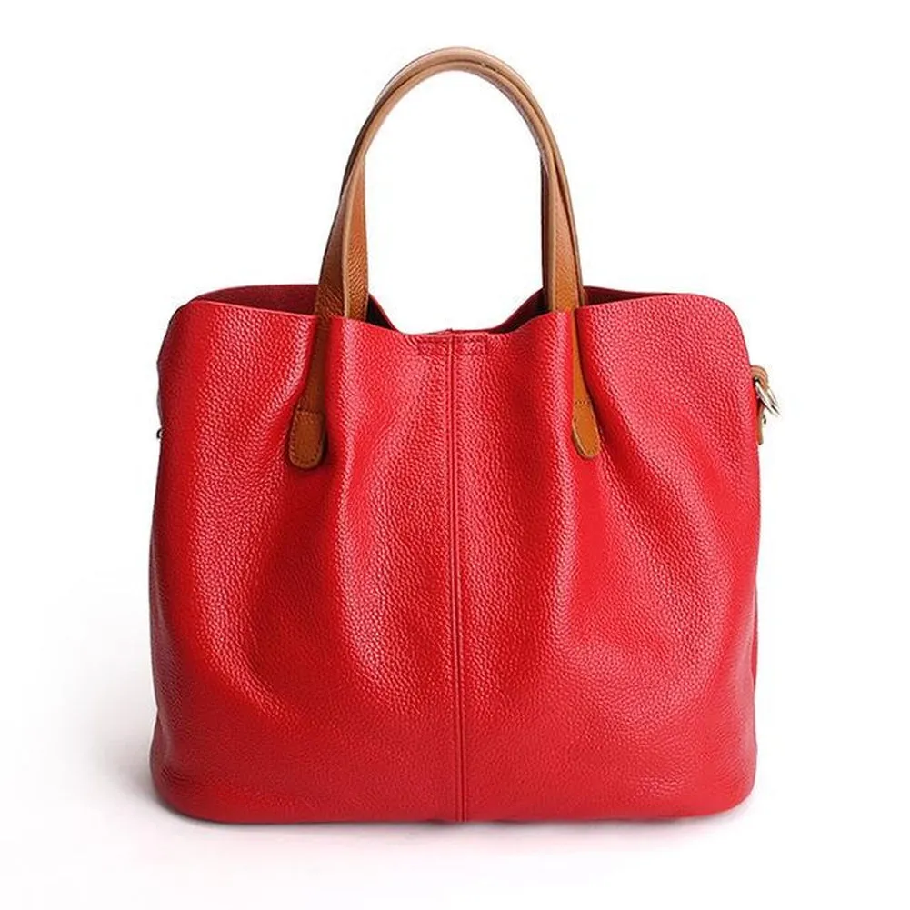<bold>Bucket / Crossbody Bag <br>Genuine-Leather