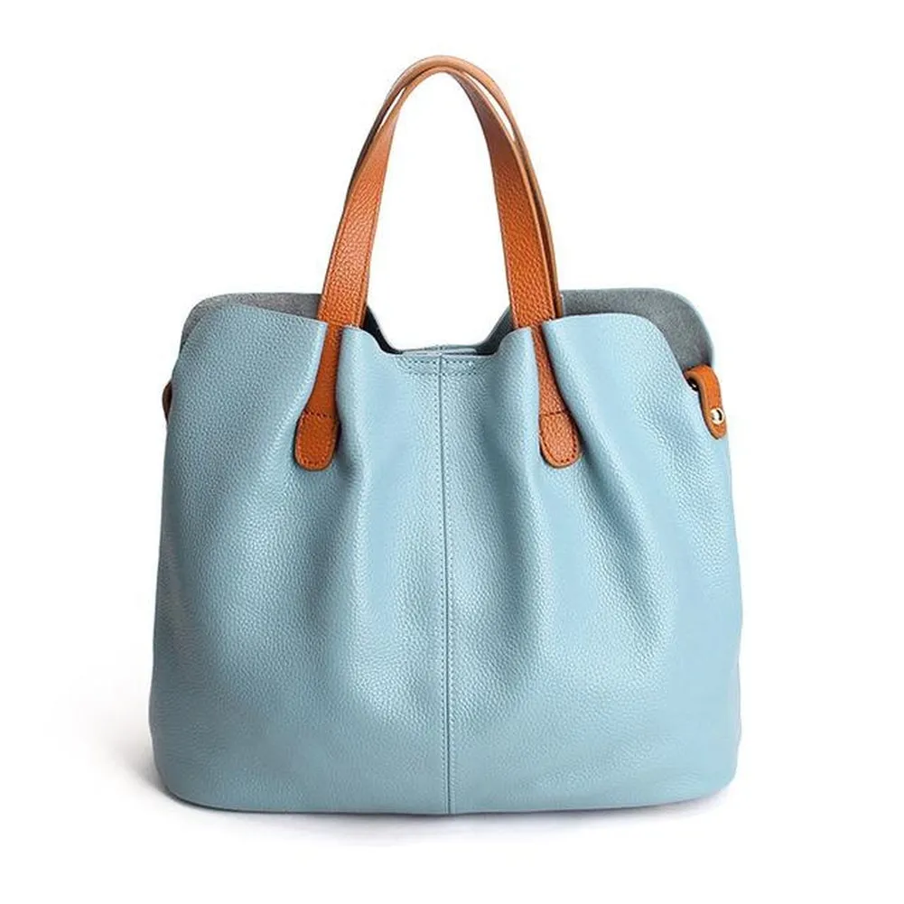 <bold>Bucket / Crossbody Bag <br>Genuine-Leather