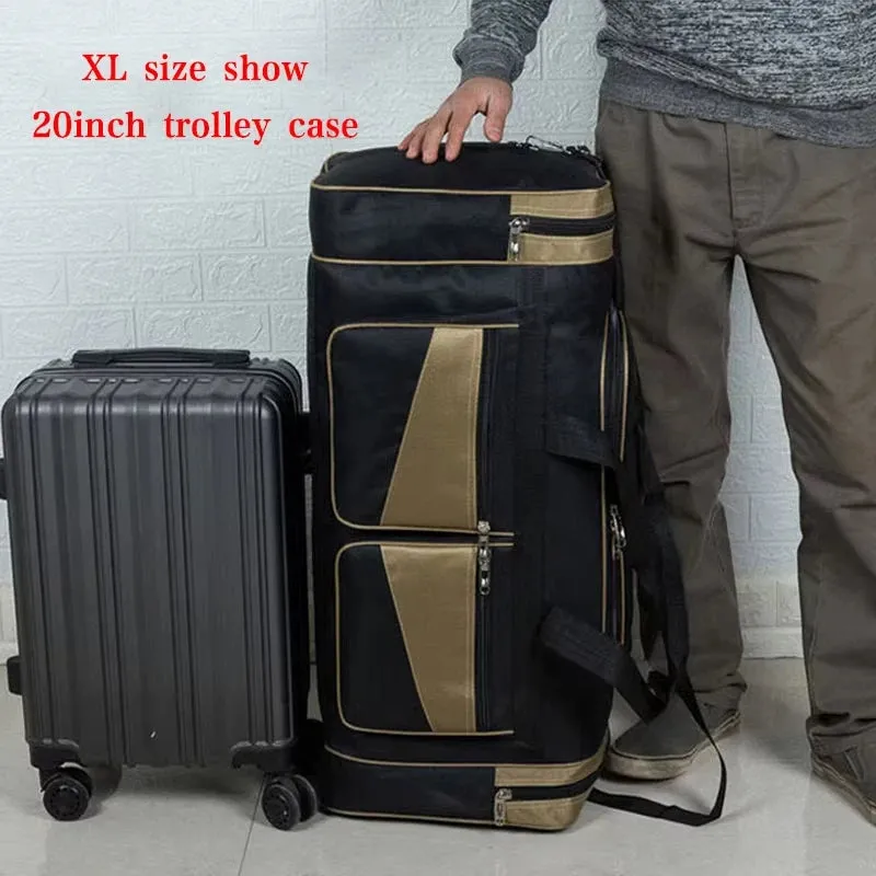 Luggage Travel Bag Gym Fitness Handbags for Women Men Outdoor Sports Shoulder Large Storage Duffel Training Long Distance Bag