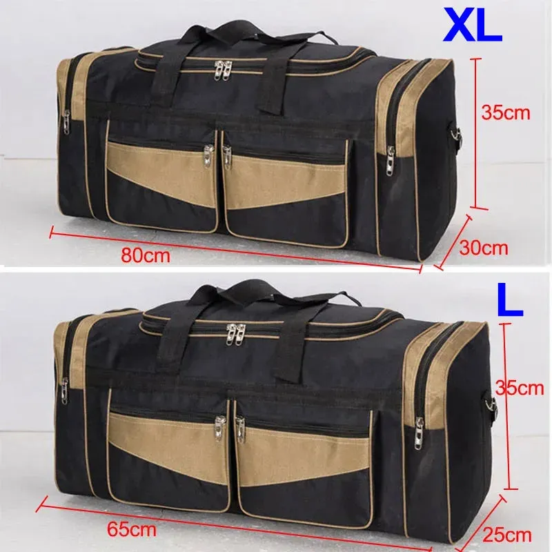 Luggage Travel Bag Gym Fitness Handbags for Women Men Outdoor Sports Shoulder Large Storage Duffel Training Long Distance Bag