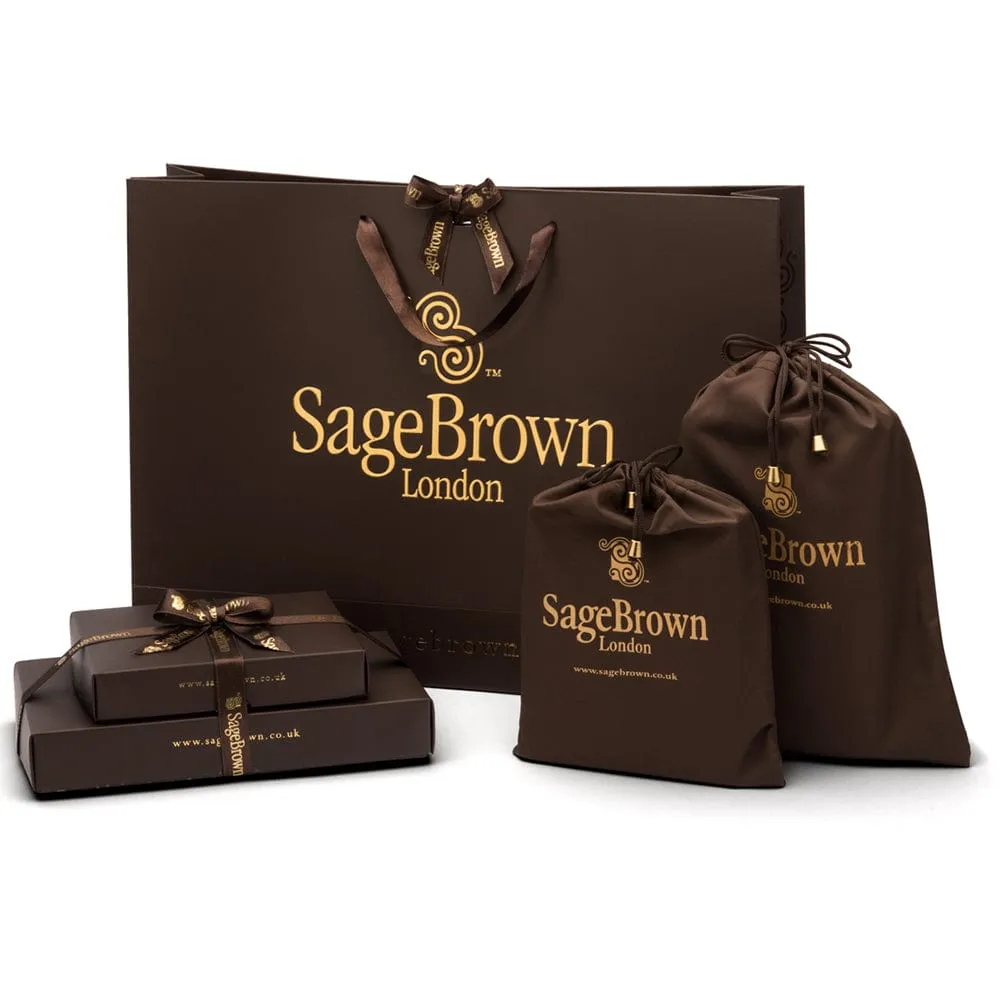 Luxury Leather Music Bag - Brown