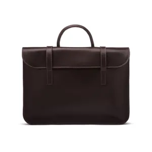 Luxury Leather Music Bag - Brown