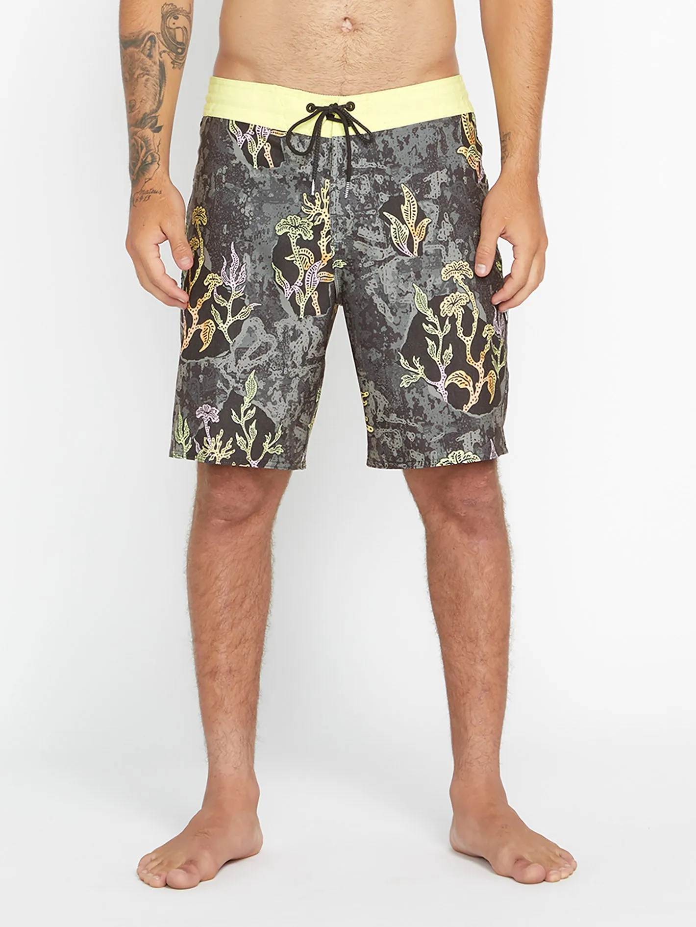 Mashed Stoney 19" Boardshort - DUSK GREY