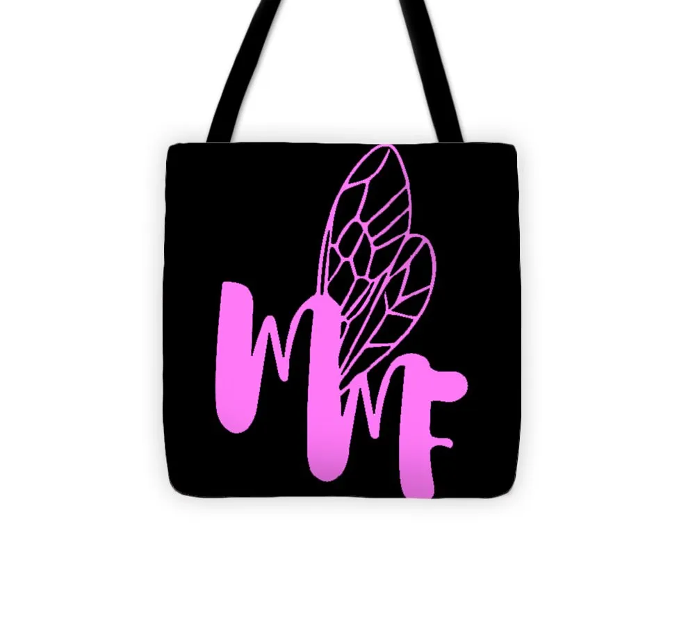 Match My Fly  -Black/Pink Tote Bag