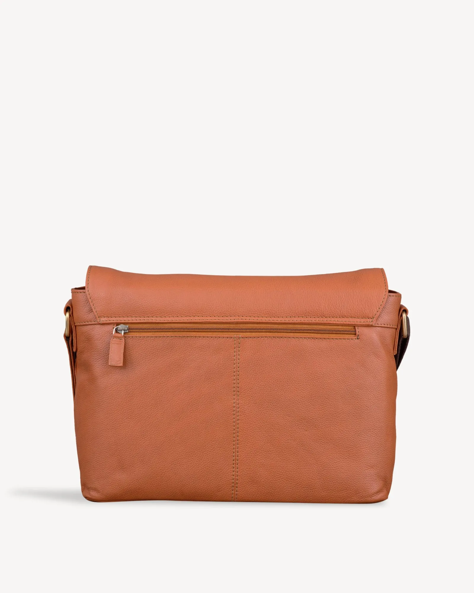 Medium Messenger Bag - Tan