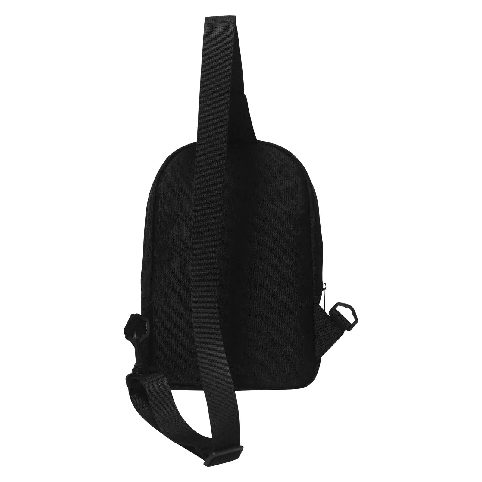 Men's Black Skulls & Wire Design Chest Bag