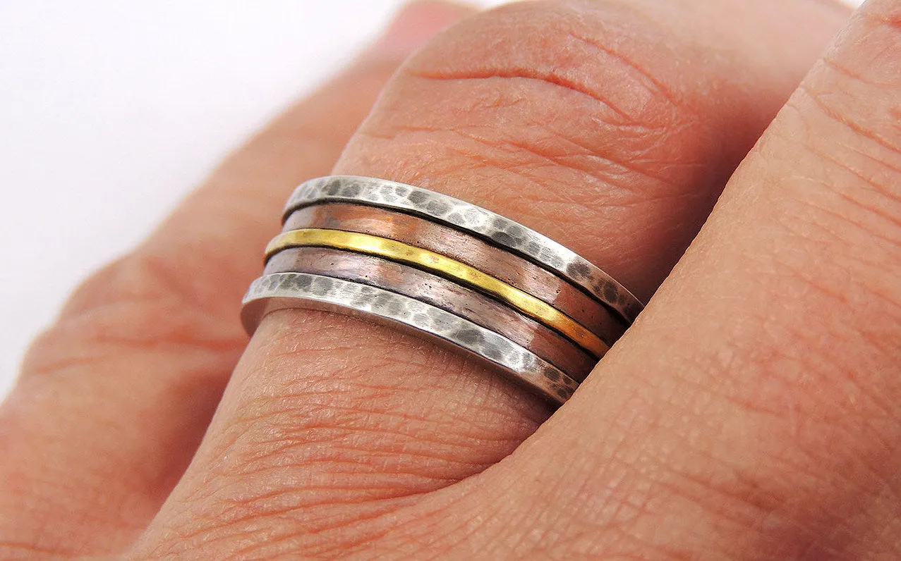 Mens Celtic Wedding Band - Customize 8mm to 12mm