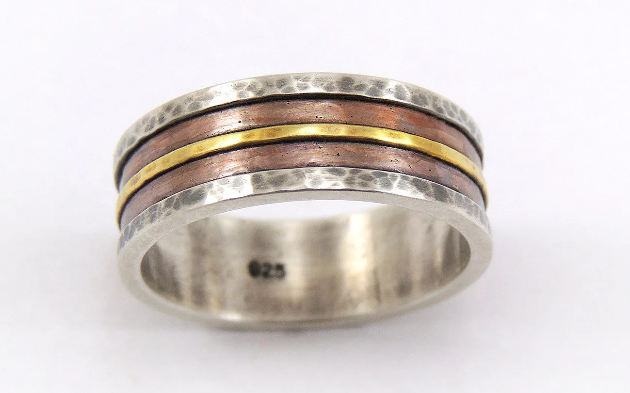 Mens Celtic Wedding Band - Customize 8mm to 12mm