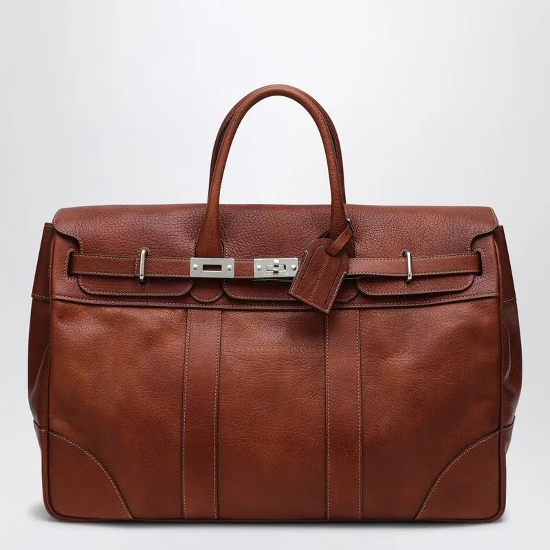 Men's Copper-Coloured Weekender Country Bag in Brown | MBZIBU071LE
