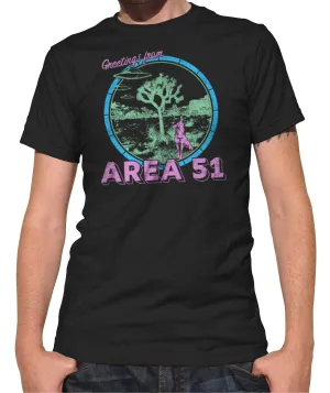Men's Greetings from Area 51 T-Shirt