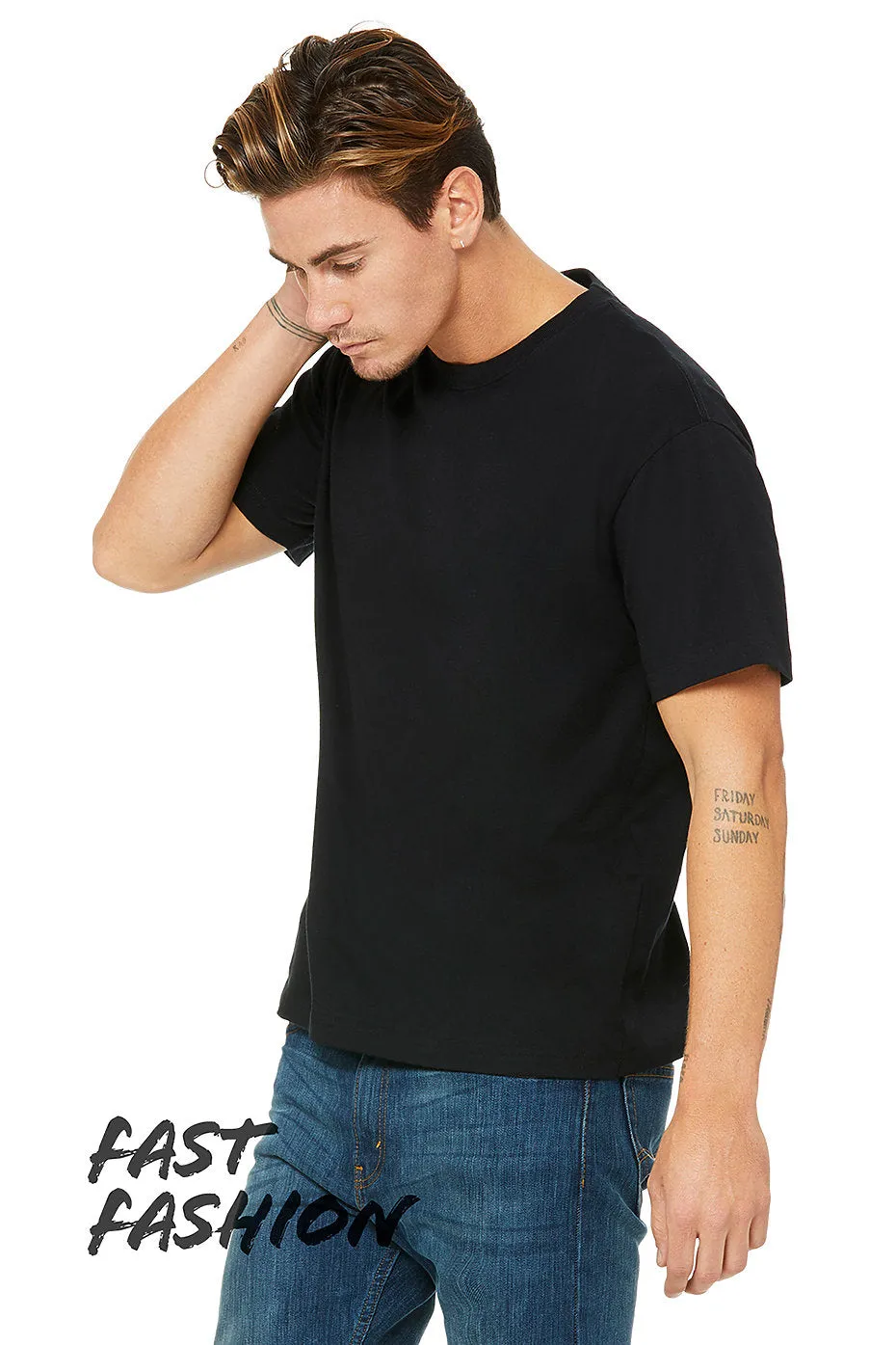 MEN'S HEAVYWEIGHT STREET TEE - PINK