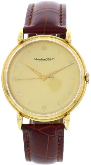Men's IWC Schaffhausen 18K Yellow Gold Watch