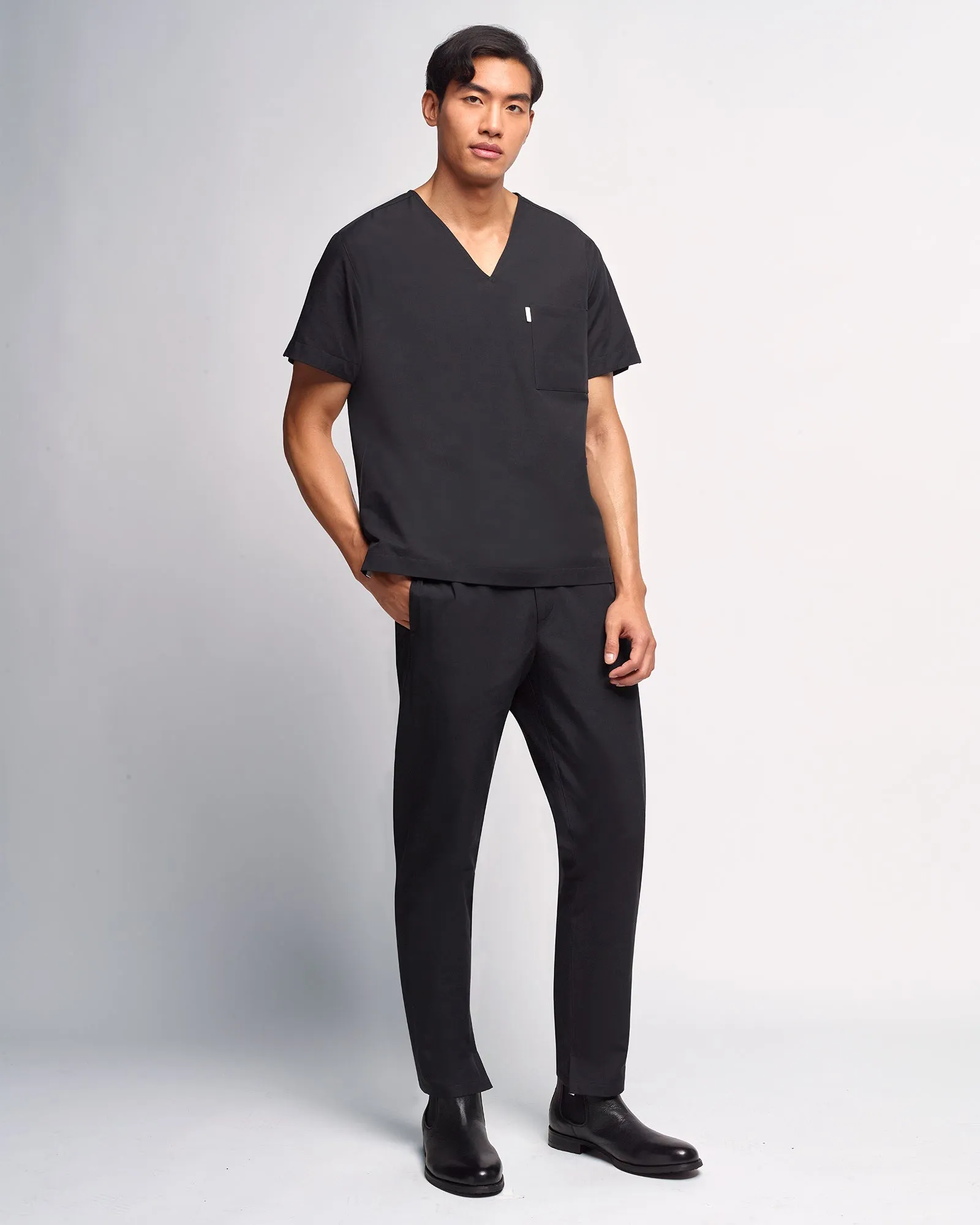 Men's Office Scrub Pant | Woven Stretch