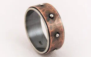 Mens Rustic Wedding Ring