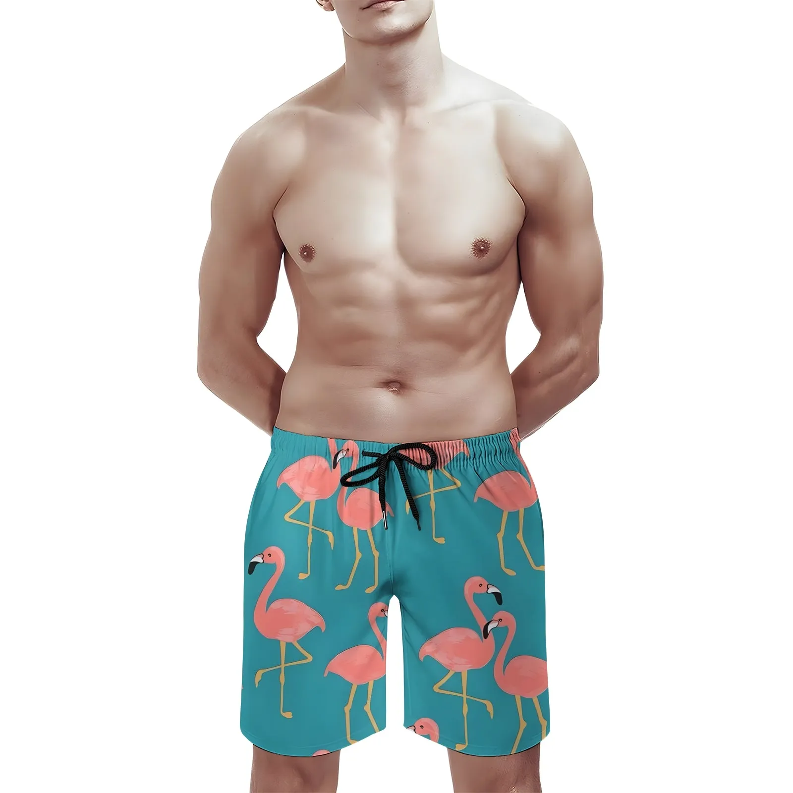 Men's Sports Flamingo Shorts 2402000211