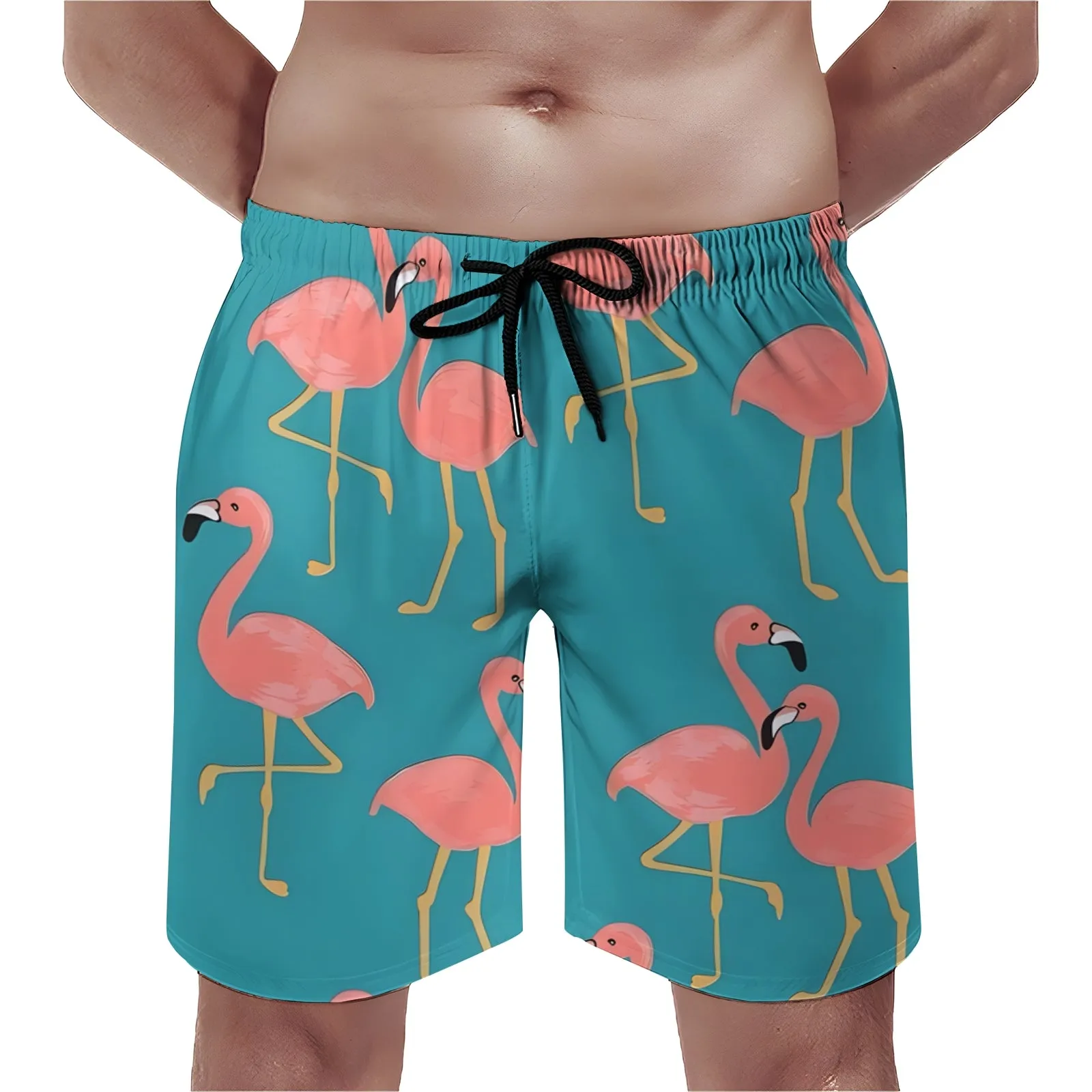 Men's Sports Flamingo Shorts 2402000211