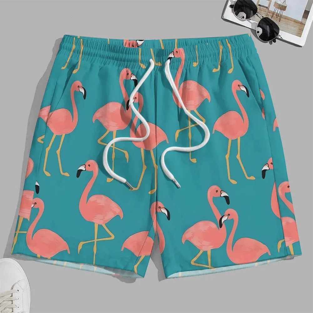 Men's Sports Flamingo Shorts 2402000211