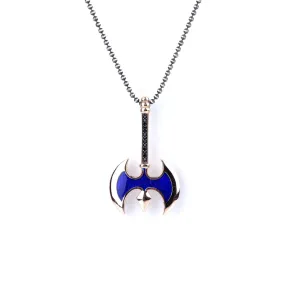 Men's Sterling Silver Axe Necklace