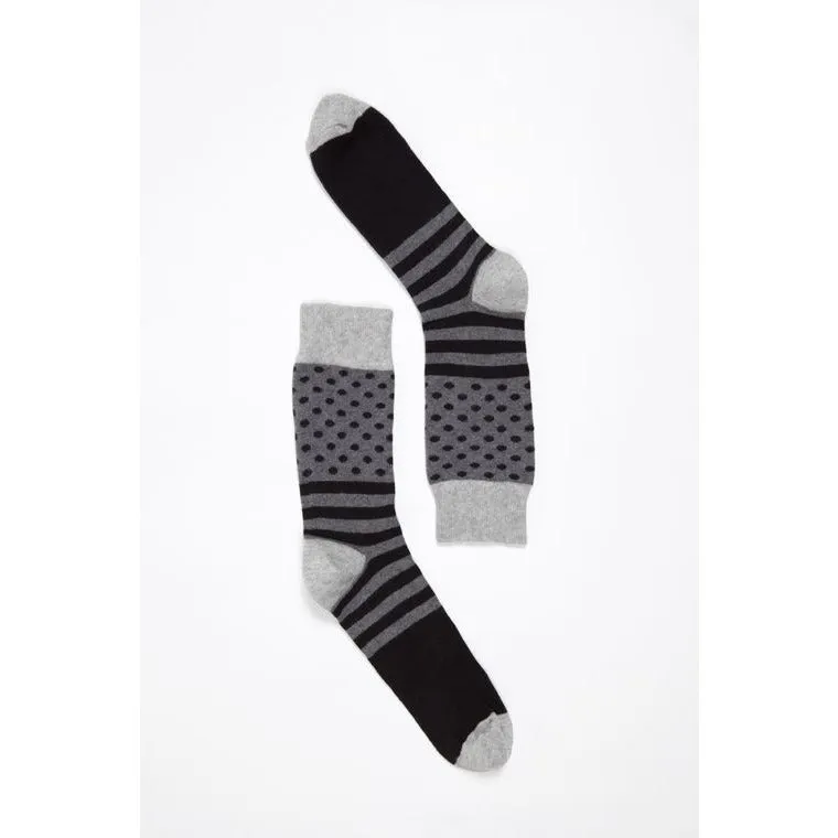 Men's Stone Dot Stripe Socks