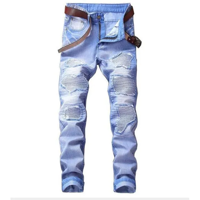 Men's Straight Colored Jeans