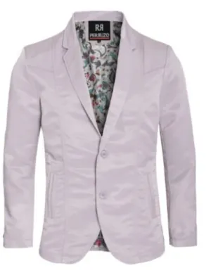 Men's Western Silver Blazer