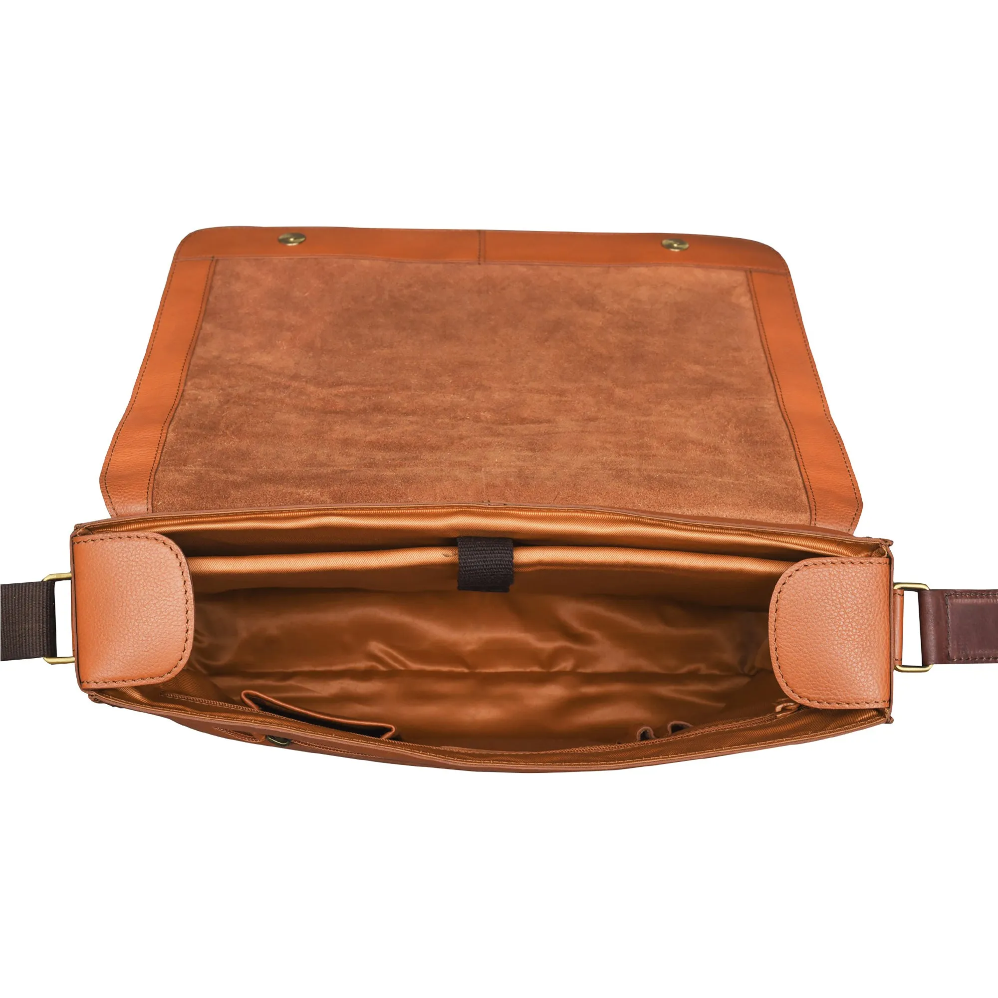 Messenger Laptop Bag - Tan