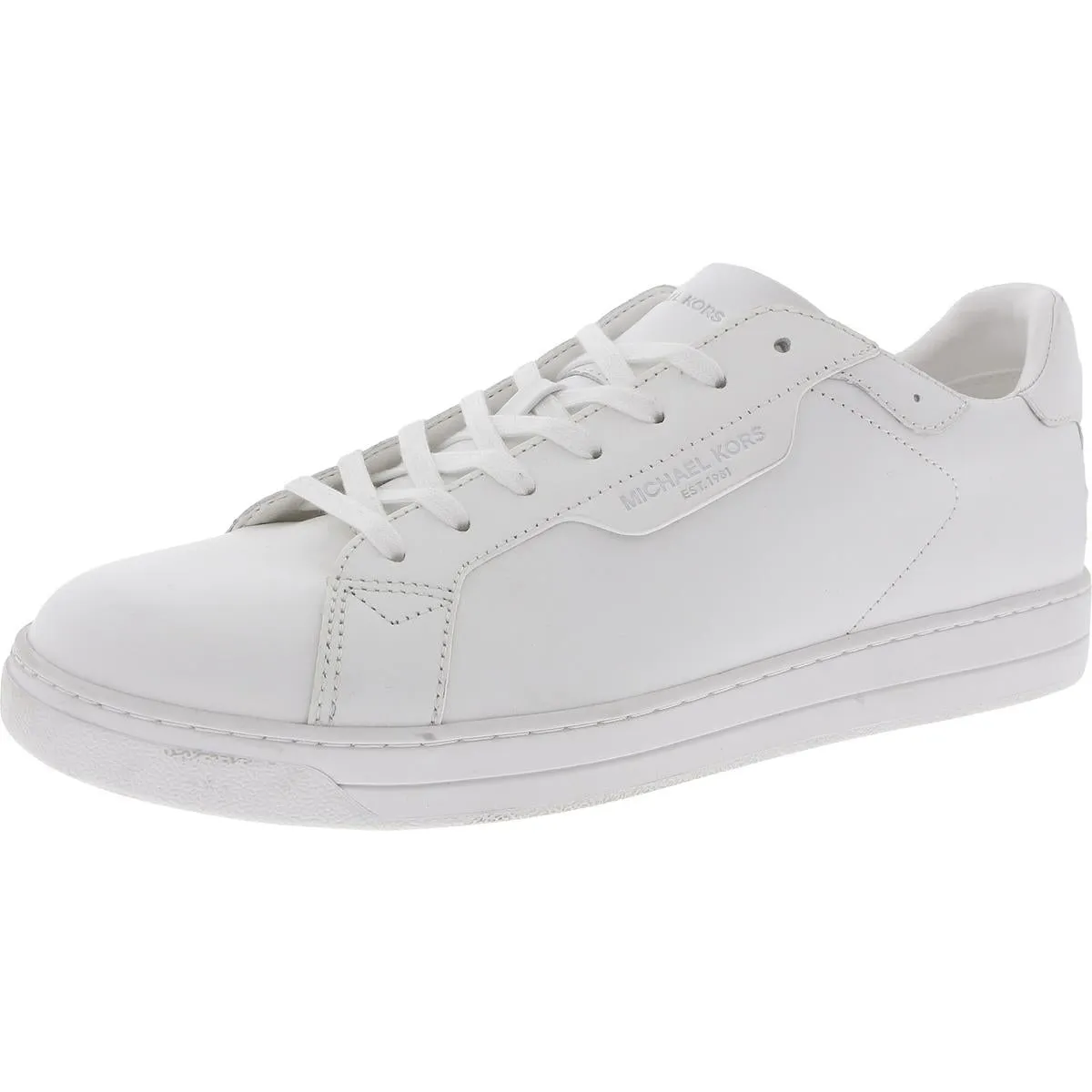 MICHAEL Michael Kors Mens Lace-Up Faux Leather Casual And Fashion Sneakers