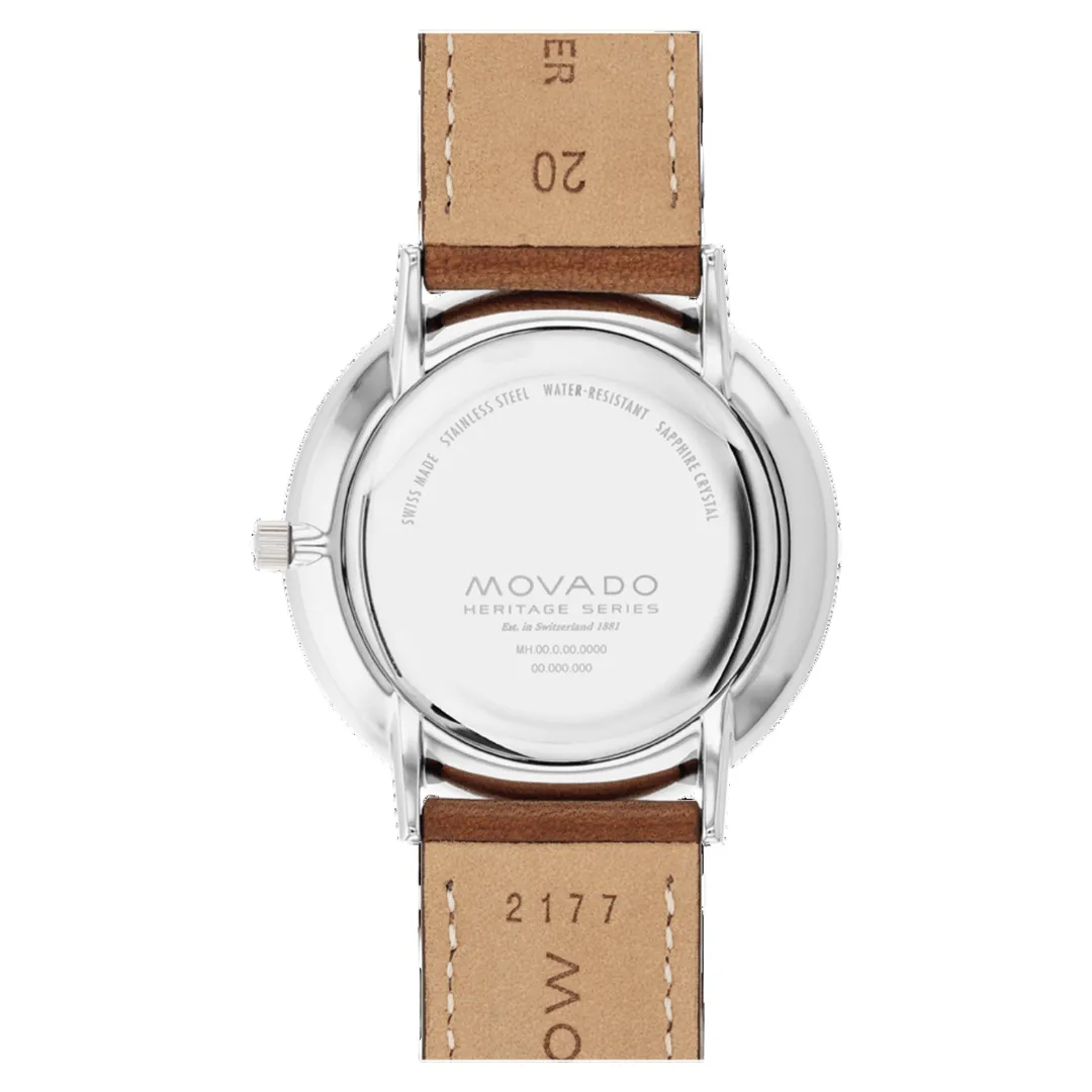 Movado Heritage Series Silhouette Quartz Men's Watch 3650188