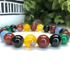 Multi-colored Agate Bracelet