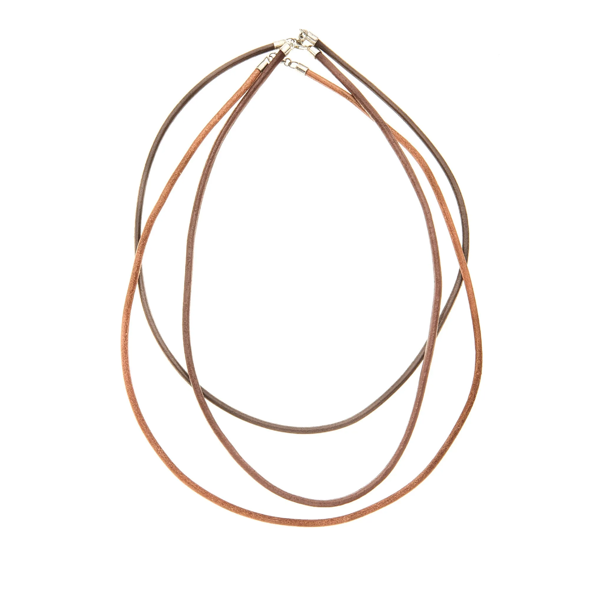 Multi Colored Leather Necklaces - 3