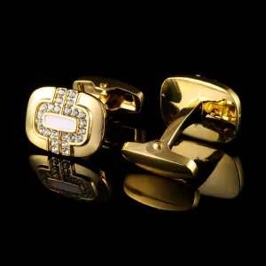 Multi-diamond Drop Glaze Men's Shirt Cuff Nails
