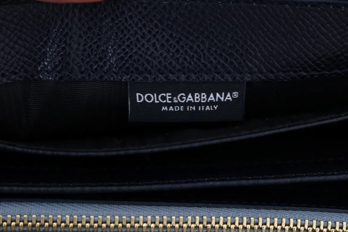 Multicolor Crocodile Leather Continental Wallet