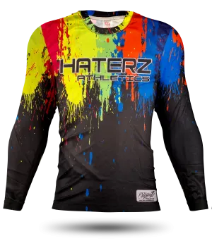 NEON Paint Splatter Long Sleeve Jersey