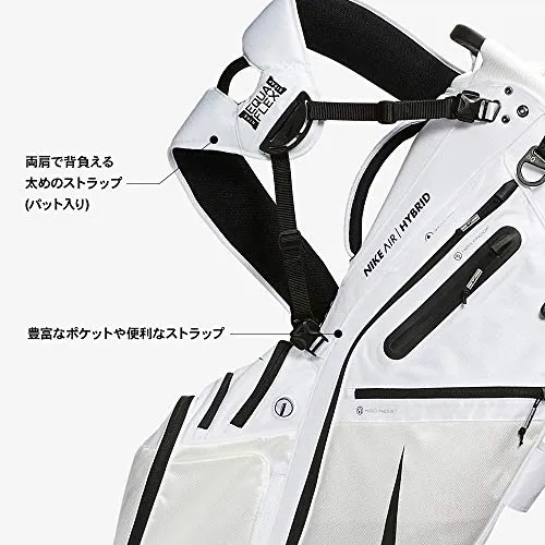 Nike Golf Air Hybrid Carry Stand Bag 2020 (White)