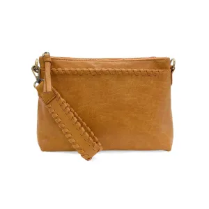 Oakley Whipstitch Topzip Wristlet & Crossbody in Whiskey