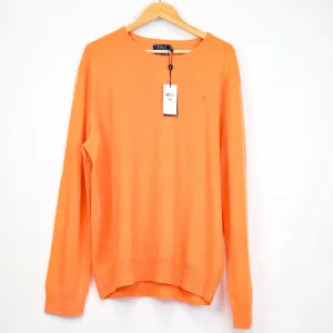 Orange Cashmere Pullover (Polo)